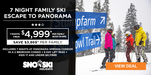 Family Ski Escape to Panorama