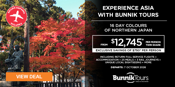 Experience Asia with Bunnik Tours