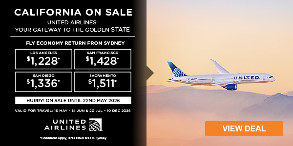 California on Sale with United Airlines