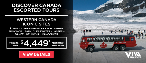 Western Canada Iconic Sites Escorted Tour